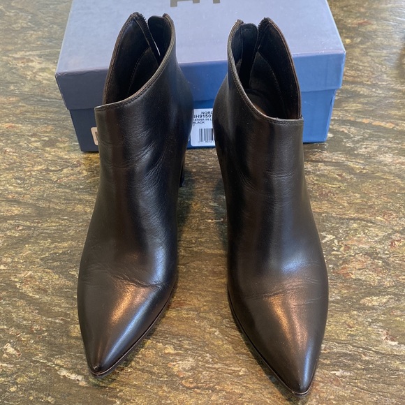 Paige Kenna Black Leather Ankle Boot Size 7 EUC - Picture 2 of 14